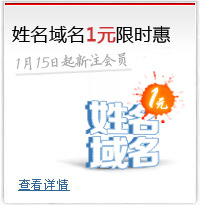 域名一元活動